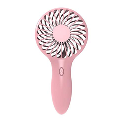 Summer Cool Hand-Held Pink Mini Ventilador de Mano Portable Summer Recargable USB 3-Gear Speed Ajustable características
