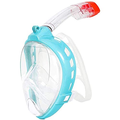 Spacmirrors Máscara de Buceo Máscara de Buceo Gafas de Buceo Conjunto de Snorkel seco Traje de Buceo Gafas de natación Máscara de Snorkel de Cara Comp