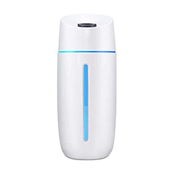 zinhsq USB Humidificador de automóviles, 250 mililitros Mini Humidificadores portátil Purificador de aire con 7 colores DIRIGIÓ Luz nocturna, operació características
