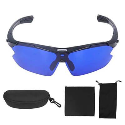 Gafas de sol deportivas polarizadas, gafas de buscador de pelotas de golf, con marcos de rendimiento de lentes azules, hombres, mujeres, jóvenes, béis