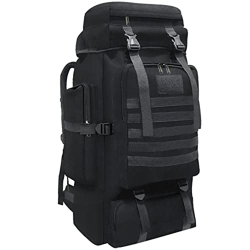 Wesoke 80L Senderismo Camping Mochila Viaje MOLLE Mochila, Mochilas tácticas militares, Engrosada Ajustable Impermeable Gran capacidad Mochila al aire precio