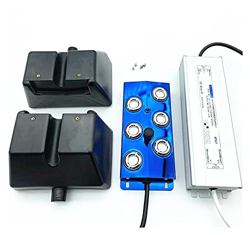 Filtro Humidificador 6 Head Humidificador de Aire eléctrico Atomizador Máquina de Niebla Industrial Máquina de Niebla con Fuente de alimentación Imper precio