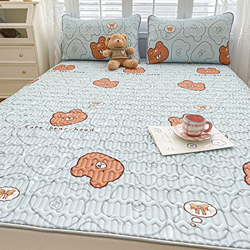 LFDZSW Colchoneta De Verano Almohadilla De Enfriamiento De Látex De Verano con Funda De Almohada Almohadilla De Aire Acondicionado Almohadilla De Seda precio