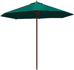 Parasol Sombrilla Sombrilla de jardín de Madera Protección UV Plegable Playa Piscina Patio Carpa Toldo Refugio Solar Tienda Sombrillas características