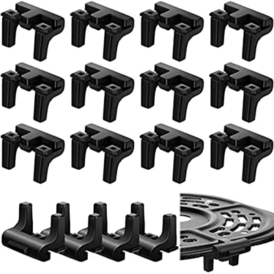 Yepar 16 piezas de freidora de aire para parachoques de goma silicona freidora de aire accesorios protectores pies de goma puntas de goma