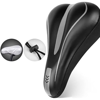 CAEEKER MTB Bicicleta for Bicicleta Silla de Silla cojín camion (Color : Jhmhtgj Grey)