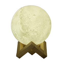 Genérico Filtro Humidificador DIRIGIÓ Lámpara de Luna 3D de humidificador de Aire Lunar USB Purificador de luz de Noche de humidificador de Aire Recar características