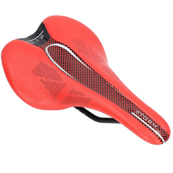 Asiento de Bicicleta cómodo de Gran tamaño, sillín de Bicicleta de montaña Cojín de Asiento de Bicicleta de montaña Suave Ultraligero de Cuero de Micr características