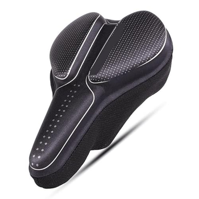 CAEEKER Gel 3D Mujeres de Cobertura de Silla de Montar de Bicicleta MTB Road Cycle Selle Velo Route Coprisella Bici Asiento Bicicleta Gel Soft Bike As