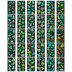 ACWOO Tatuajes Temporales Niñas, 30 Hojas Luminosos Tatoos Infantiles de Sirena, Hada de Flores y Dinosaurios, Calcamonias para Niños Tatuajes de Anim en oferta