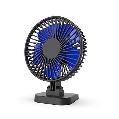 USB Mini Creativo portátil Coche Estudiante Dormitorio hogar Oficina Escritorio Alta Potencia pequeño Ventilador Negro