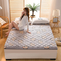 Desconocido Generic Colchón de futón Impreso Floral, colchón de Piso japonés Acolchado Doble Suave portátil para Dormir portátil Rollo Plegable Solter precio