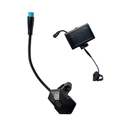 Controlador de bicicleta eléctrica, controlador de pantalla P850C de 4 pines compatible con panel de pantalla de motor de montaje medio Bafang P850C