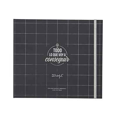 Mr. Wonderful, Organizador semanal con extras - Todo lo que voy a conseguir