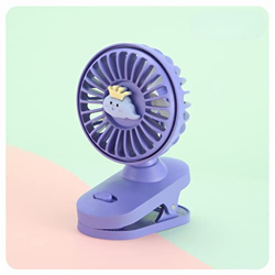 Njbyx Clip de Dibujos Animados de Ventilador de Pared Mini Mini Ventilador Recargable Estudiante Portable Clip Portable USB Ventiladores de hatceiling en oferta