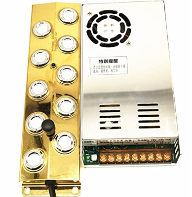 Filtro Humidificador Humidificador de Aire eléctrico Atomizador Industrial 10 Humidificador de Cabeza Máquina de Niebla Mistienda Fuente de alimentaci