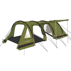 GLWANJG Carpa De Túnel Grande Engrosada Villa Carpa Portátil De Doble Capa Resistente a La Intemperie Adecuada para 6-10 Personas Al Aire Libre Equipo en oferta