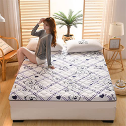 Desconocido Generic Colchón de futón Impreso Floral, colchón de Piso japonés Acolchado Doble Suave portátil para Dormir portátil Rollo Plegable Solter características