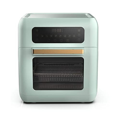 BGPH Freidora, 9QT Horno Caliente eléctrico Inteligente de Gran Capacidad, Olla de cocción múltiple de Olés con Pantalla táctil Digital, precalentamie
