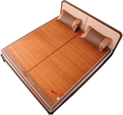 Alfombras para dormir de verano Bambú de verano Mat de dormir Mat de paja Pad, dormitorio plegable transpirable, 5 estilos, 9 tamaños para el dormitor precio