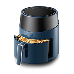 BGPH Freidora, 4T Pantalla táctil Digital Horno Caliente eléctrico con 8 preajustes, Control de Temperatura Oills Cooker, Precaliente y Mantenga Calie características