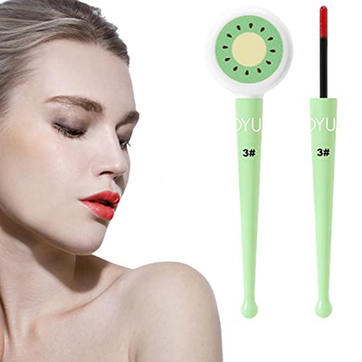 JIAREN Brillo de Labios Mate, Lápiz Labial líquido voluminizador de Moda, Matte Lip Glaze Matte Velvet Lipstick para Mujeres y niñas