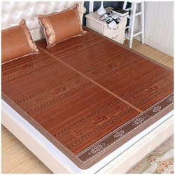 Alfombras para dormir de verano Colchón de enfriamiento de la cama de bambú, alfombra de aire acondicionado suave de aire acondicionado, uso de doble  precio