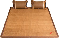 Alfombras para dormir de verano Summer Surming Mat de bambú colchón de enfriamiento Matts superior, ABSERVA ABSERVA ALTABLE DEL SUDERADO MATA DE SUDIÓ características