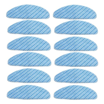 Onnekas Piezas de aspiradora Almohadillas Lavables compatibles con Ecovacs Deebot Ozmo T9 T9 Máximo T9 aivi t8 n8 n9 Trapos de Tela de trapeadores de 