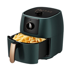 BGPH Freidora de aire, 4. 5QT Tono caliente eléctrico eléctrico de doble perilla con control de temperatura y cesta antiadherente a gran capacidad de  en oferta