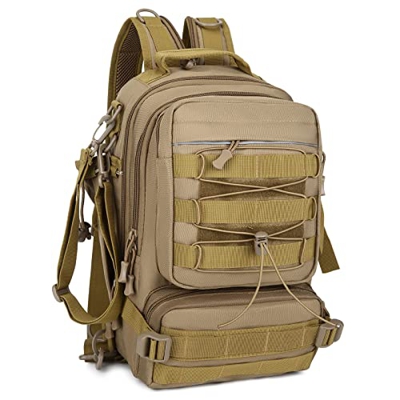 UBORSE Mochila Táctica Militar Impermeable MOLLE Paquete de Asalto de Gran Capacidad para Utilidad Bolsa para Senderismo Acampada Caza Aire Libre Cicl