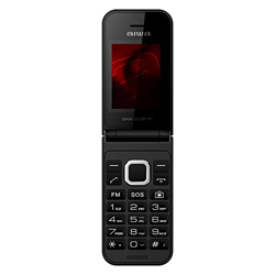 AIWA FP-24BK MKII: Teléfono Móvil Color Negro con Doble Pantalla, Dual SIM, Conexión Bluetooth, 32MB RAM + 32 MB ROM, Micro-SD en oferta