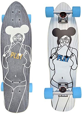 AIVYNA Monopatín Completo de 28 Pulgadas, 7 Capas monopatines cóncavos de Crucero de Arce, Estilo de Moda Creativa, para Principiantes Niños Niños Niñ