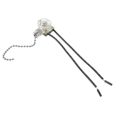 DOITOOL Interruptor de Ventilador de Techo de 2 Piezas de 2 Piezas Interruptor de Ventilador de Techo de 2 Alambres. Control del Interruptor de La Cad