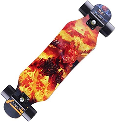 AIVYNA Patinetas, Monkey King, 31 Pulgadas Longboard Deck Complete Cruiser, 7 Layer Maple Skate Board, Kids Skateboard Boys Adult Teens Principiante, 