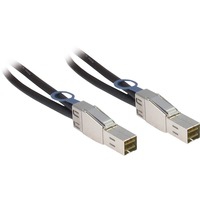 1m 2xSFF 8644 Negro, Cable