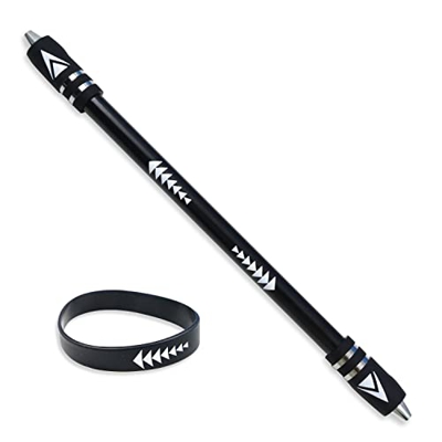 Bolígrafo con peso giratorio Mod con pulsera de silicona, cabezas de metal, bolígrafo giratorio antideslizante de 21,5 cm para estudiantes adultos