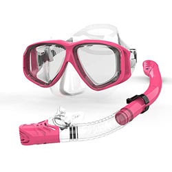 Spacmirrors Conjunto de esnórquel seco, Equipo de esnórquel, Equipo de Buceo, máscara de Buceo, Gafas de esnórquel, máscara antiniebla, Buceo, apnea,  características