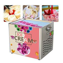 Máquina Eléctrica Comercial para Hacer Rollos De Helado De Yogur Frito, Máquina para Hacer Helados Fritos Máquina Cuadrada para Hacer Crema De Yogur F en oferta