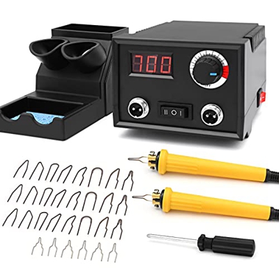 Xiaozhifu Kit Pirograbador de Madera, Temperatura Regulable, Juego de quemador de madera LCD de 60 W actualizado 80-750 ℃ ​​con 2 bolígrafos y 30 piro
