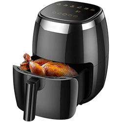 QARNBERG Freidora de Aire Caliente Horno de cocción con Control de Temperatura Pequeño electrodoméstico, admite cocción Personalizable, 100 °F a 450 ° características