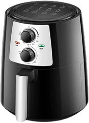 Freidora de aire, freidora de aire de 4,2 l, cocina sin aceite para horno, circulación de aire caliente de 360°, con control de temperatura y perilla  en oferta