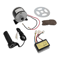Kit de Motor de bicicleta eléctrica de 12V y 250W, Motor de engranaje eléctrico de alta velocidad de 2750RPM CC con controlador apto para bicicleta el precio