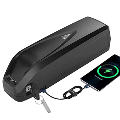 FREEDOH Batería De Bicicleta Eléctrica Paquete Batería Iones Litio De 48V 15Ah con Cargador para Bicicletas De Montaña/Bicicletas De Calle Eléctricas/