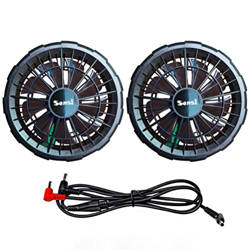 Ventilador de refrigeración de 12 V, ventilador de refrigeración de ropa de trabajo/chaqueta/ropa para trabajadores ventilador de refrigeración de Mot características