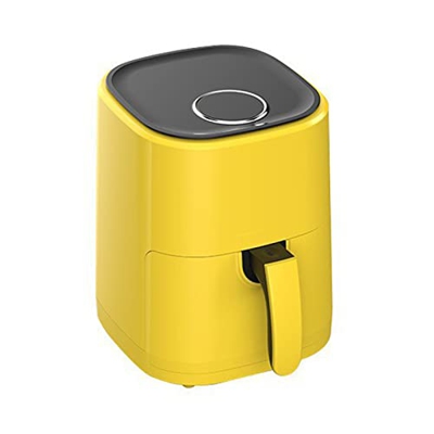 QARNBERG Freidora de Aire 4L, Horno eléctrico sin Humo Multifuncional para el hogar, quemadura Anti-Seca, 1350W, Amarillo