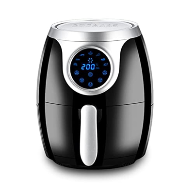 QARNBERG Freidora de Aire de 3,5 Cuartos, Horno eléctrico sin Aceite, Pantalla táctil LCD Digital con 7 programas de cocción preestablecidos, Cesta An