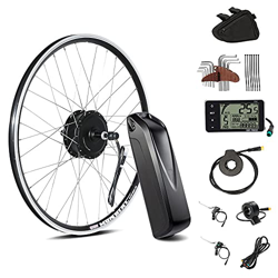SEASON Kit de conversión para bicicleta eléctrica de 28 pulgadas/700 C, motor trasero de 36 V y 350 W, con batería de 36 V y 13 Ah, con controlador in en oferta