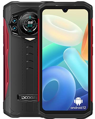 DOOGEE S98 [2022] Teléfono Movil Resistente 8GB+256GB, Helio G96, Cámara Triple 64MP+Visión Nocturna, Android 12 Móvil Rugerizado 4G, Carga 33W, 6000m