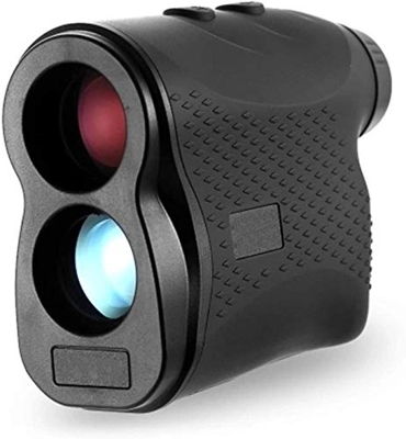 FMOPQ Telémetro de Golf 6X Ampliación 600M Telémetro de Golf para Caza con Arco (Color : Black1, Size : One Size) Detección de Distancia